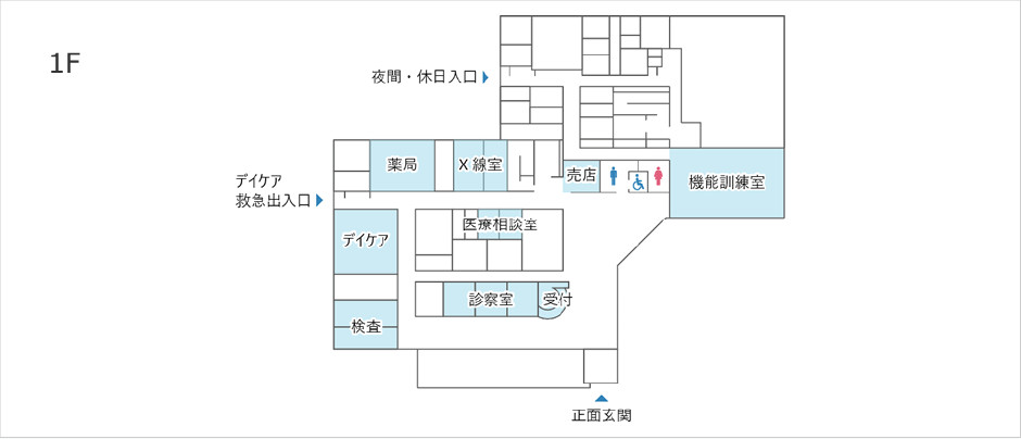 1Fフロアマップ